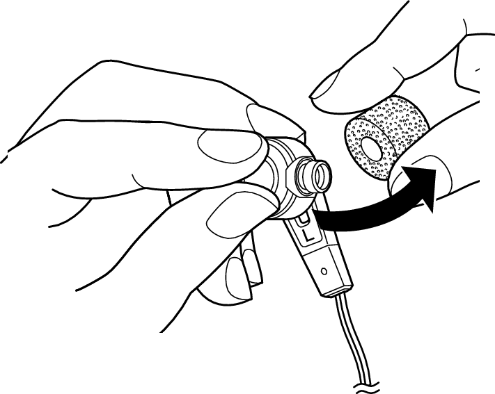 Ear tips Exchange AHC820W 1